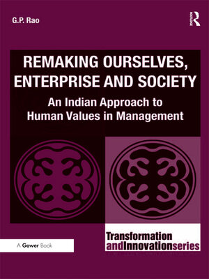 cover image of Remaking Ourselves, Enterprise and Society